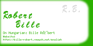 robert bille business card